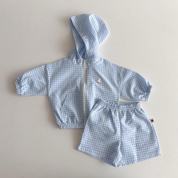 Wappen Windbreaker Set Korean infant set in dot made in Korea