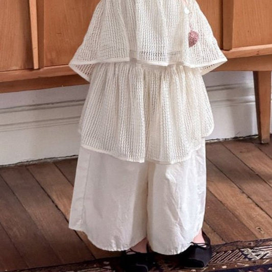 Ii Easy Apron Wide Pants