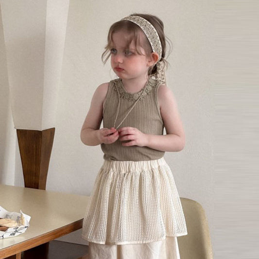 Ii Mona Lace Sleeveless T-Shirt