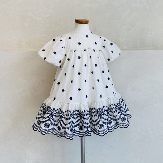 Luo Dress Korean toddler dress in one color made in Korea