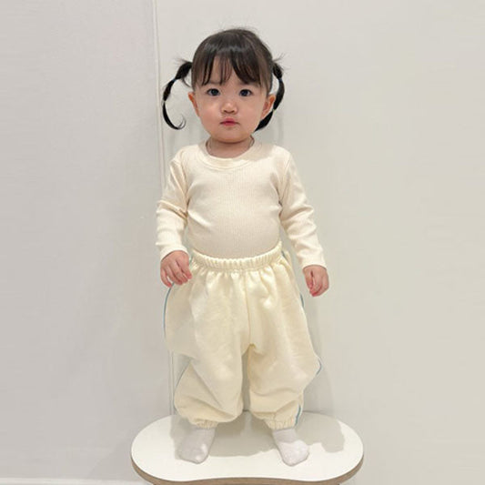 Stripe Pants Korean toddler pants in pink made in Korea