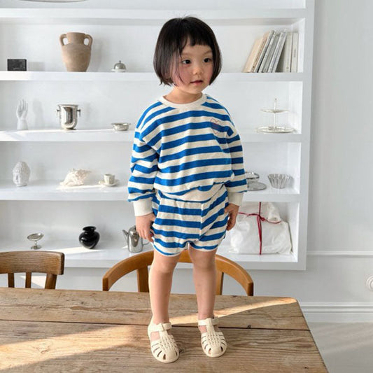 Bobo Shorts Korean juniors shorts in blue made in Korea
