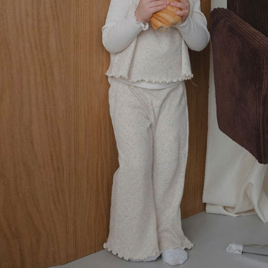 Dorothy Pants Korean toddler pants in cream made in Korea