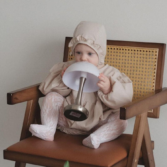 Bebe Angel Set Korean infant set in beige made in Korea