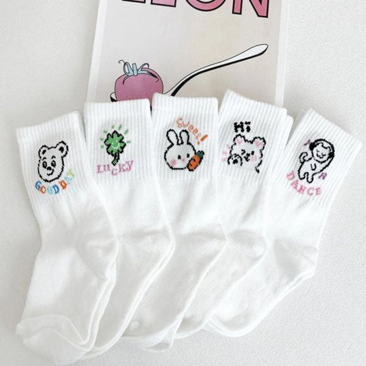 Hi-Ru Korean toddler accessory in 5 pairs set made in Korea