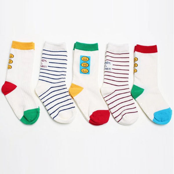 Start Korean toddler accessory in 5 pairs set made in Korea