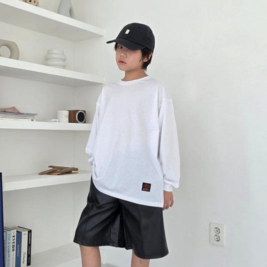 Better Loose Tee Korean toddler t-shirt in white made in Korea