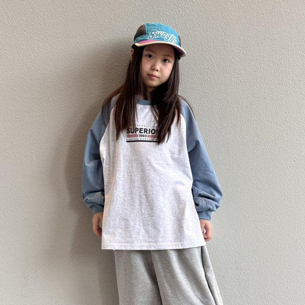 Superior Tee Korean toddler t-shirt in gray(black) made in Korea