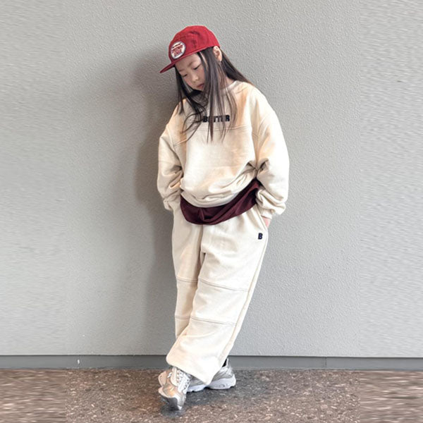 Steel Line Jogger Pants Korean toddler pants in navy made in Korea