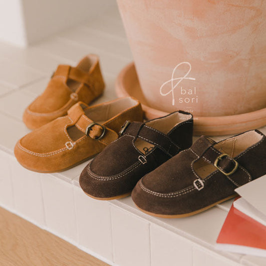 A064 William Sandals Korean infant shoes in beige made in Korea