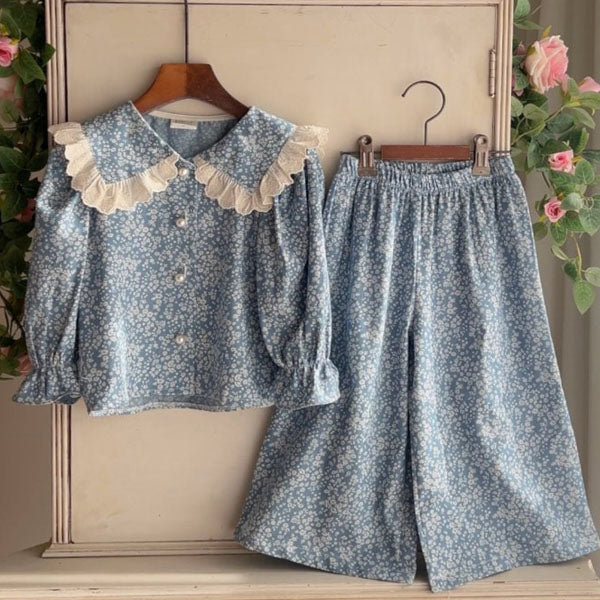 Yeon Woo Jeans Korean toddler pants in solid color made in Korea