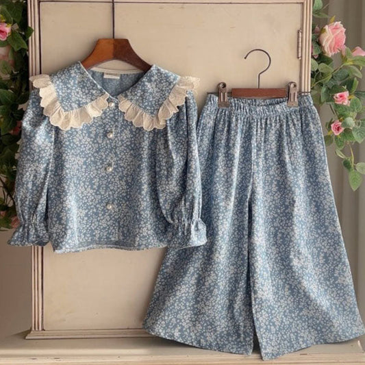 Yeon Woo Jeans Korean toddler pants in solid color made in Korea