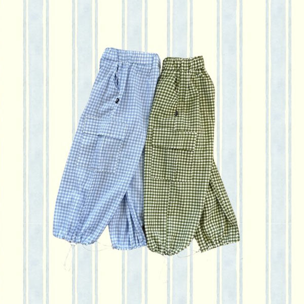 Picnic Cargo Pants Korean toddler cargos in khaki made in Korea