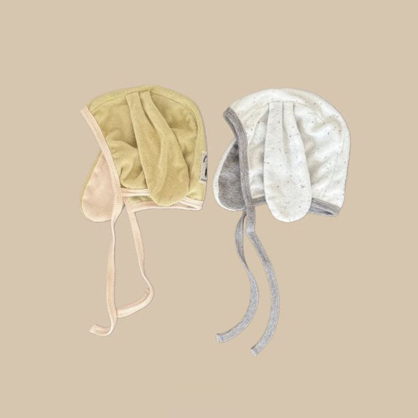 Bunny Bonnet Korean kids accessory in green made in Korea