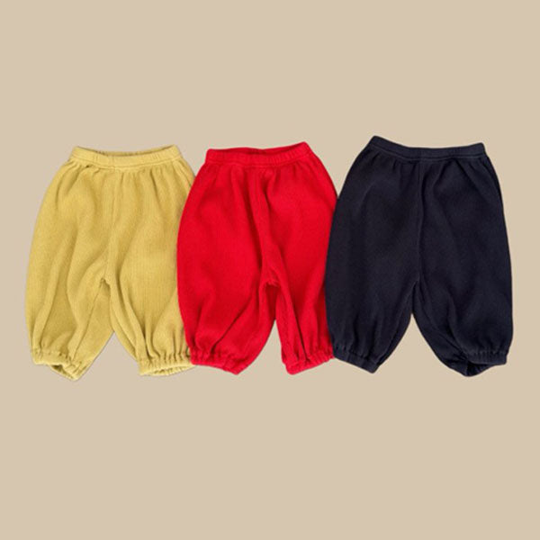 Gelato Pants Korean infant pants in yellow made in Korea