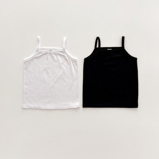 Inner Tank Top Korean toddler underwear in black made in Korea