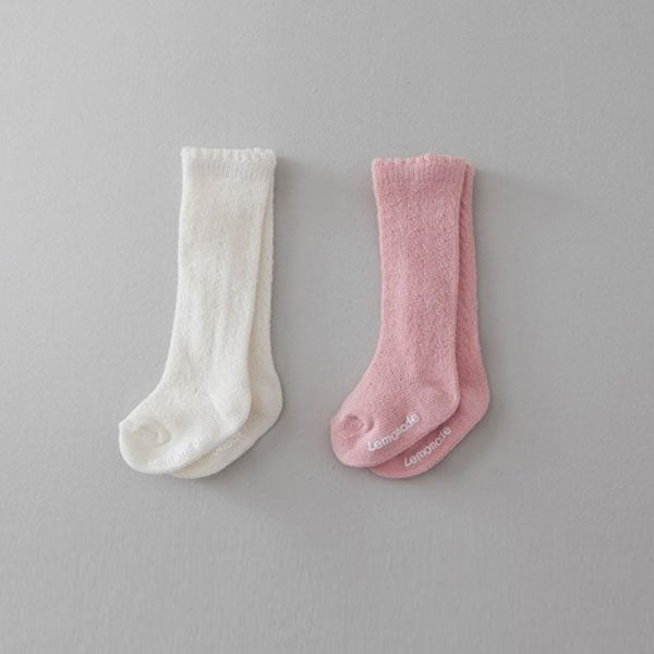 Eyelet Socks Korean infant accessory in set made in Korea
