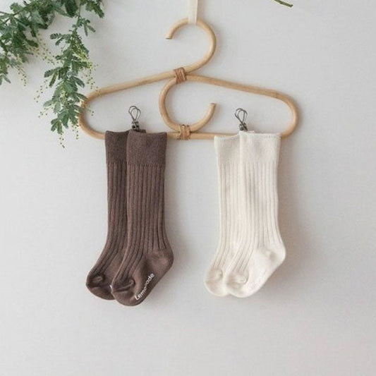 Ribbed Socks Korean infant accessory in set made in Korea