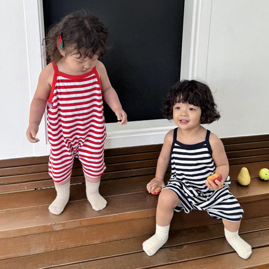 Papillon Jumpsuit Korean toddler jumpsuit in red made in Korea