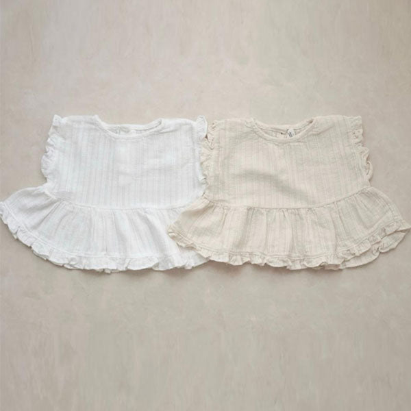 Ilang Tank Top Korean infant tank top in ivory made in Korea