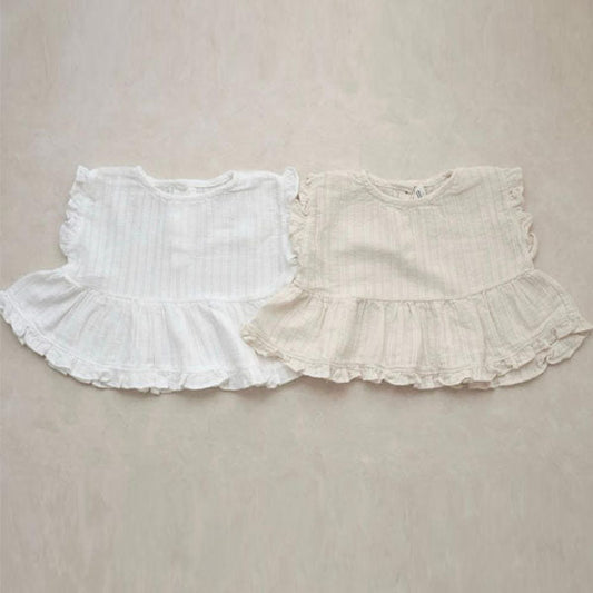Ilang Tank Top Korean infant tank top in ivory made in Korea
