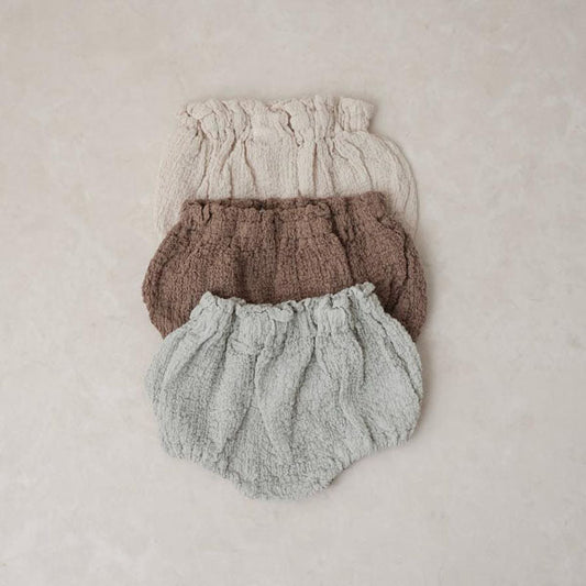 Wrinkle Bloomers Korean infant bloomer in blue made in Korea