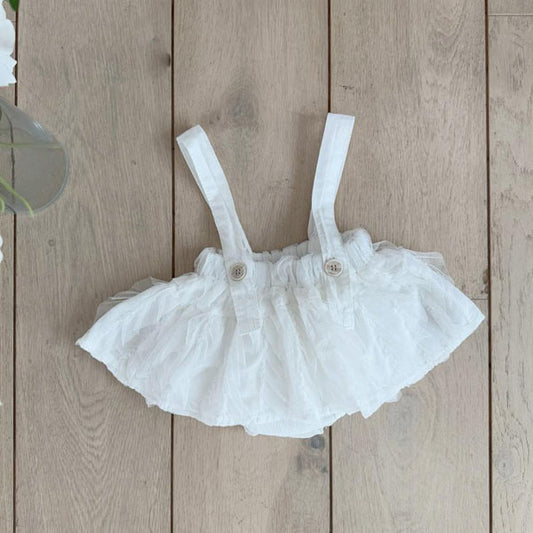 Mesh Tiered Skirt
