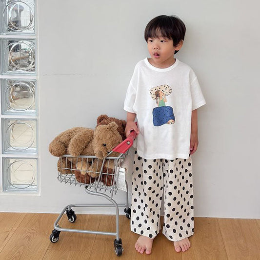 Nap Set Korean toddler set in ivory made in Korea