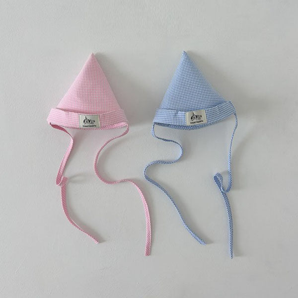 Birthday Hat Korean infant accessory in pink made in Korea