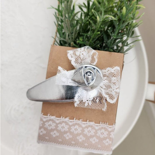 Rose Triangle Hair Clip
