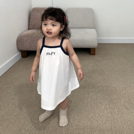 Happy Dress Korean toddler dress in pink made in Korea