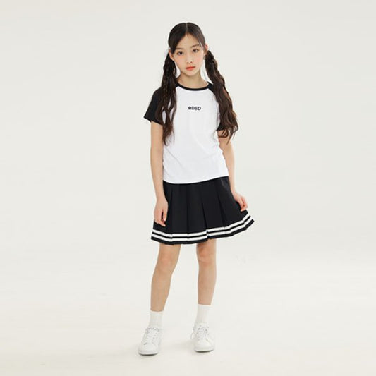 (SS25) Double Pleated Skirt