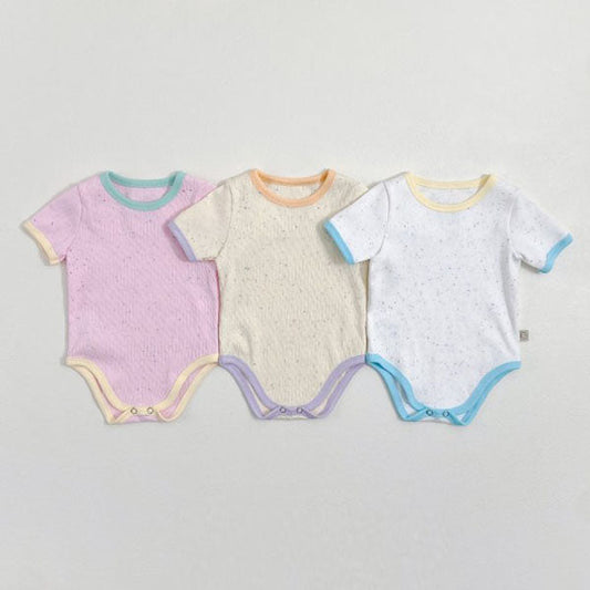 Crayon Ribbed Bodysuit Korean toddler bodysuit in ivory made in Korea