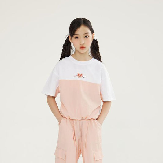 Bunny Contrast String T-Shirt