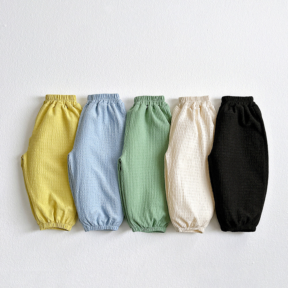 Yoryu Balloon-Fit Pants Korean toddler pants in cream made in Korea