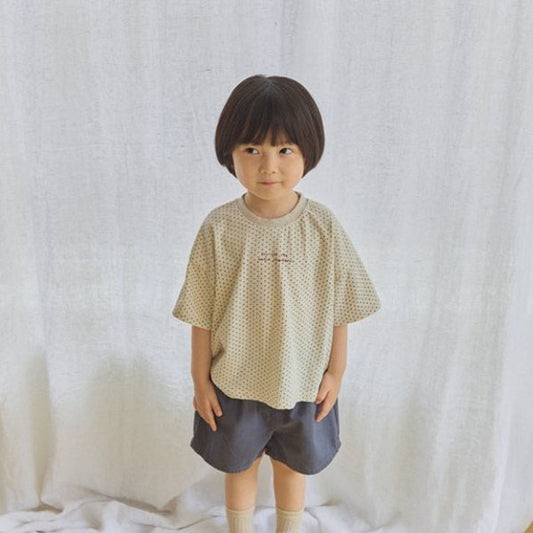 Linen Dot T-Shirt