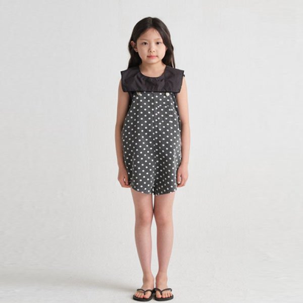 Cotton Berry Short Overalls