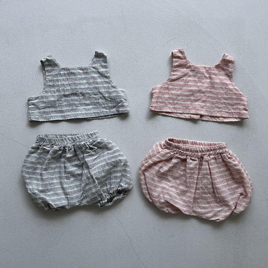 B-Oz Stripe Bloomer Set