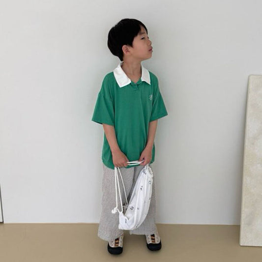 Two-tone Collar Tee (JS~JL)