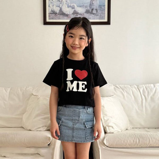 Pearl Crop Love Tee (5~13)