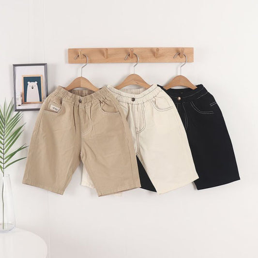 Stitch Cotton Pants