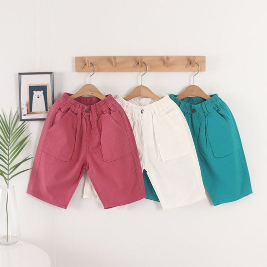 Solid Vivid Cotton Pants