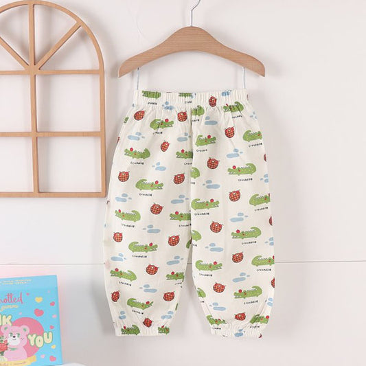 Print Cotton Pants