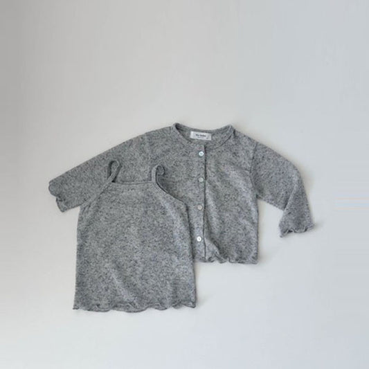 Sleeveless & Cardigan Set