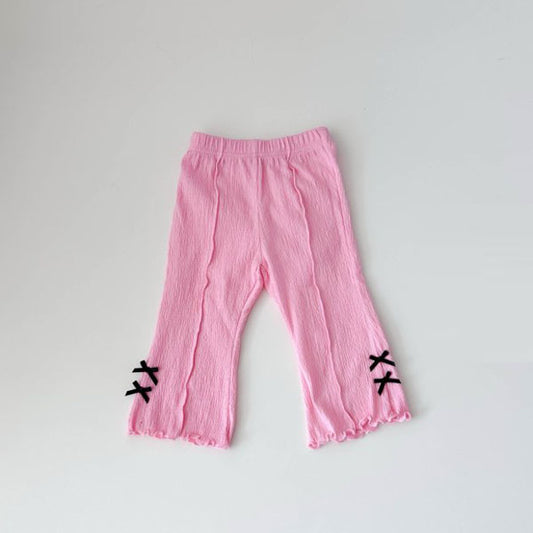 Pintuck Bootcut Pants