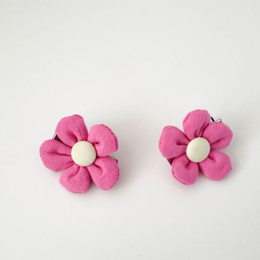 Pink Pompom Clip Pin