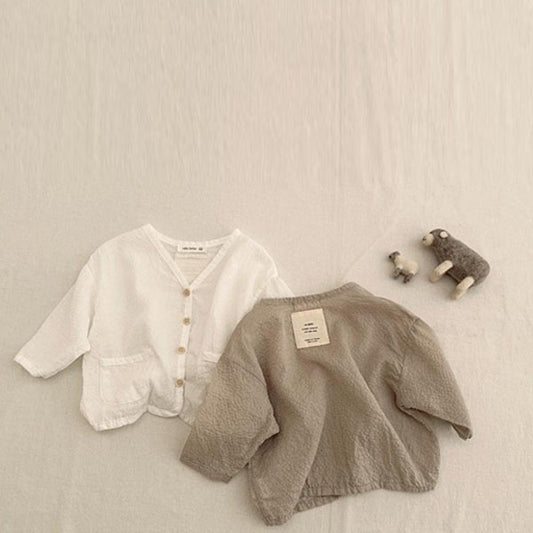 Pure Linen Cardigan 2(Kids)
