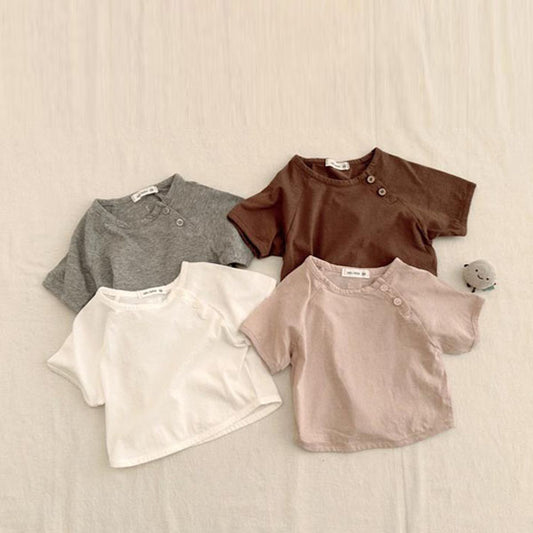 Basic Side Button T-Shirt 2(Kids)