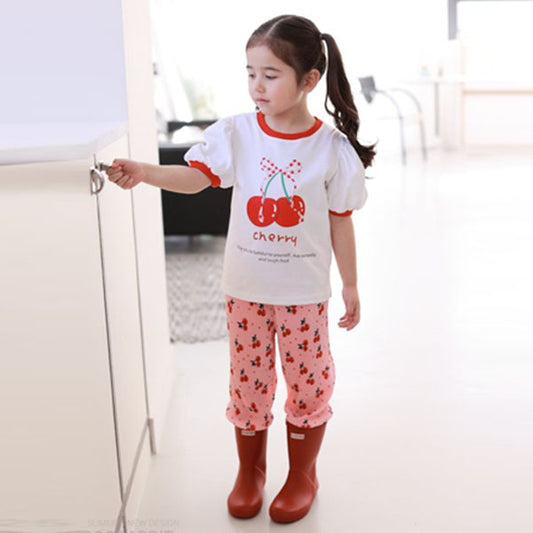 Pleated Pants Cherry