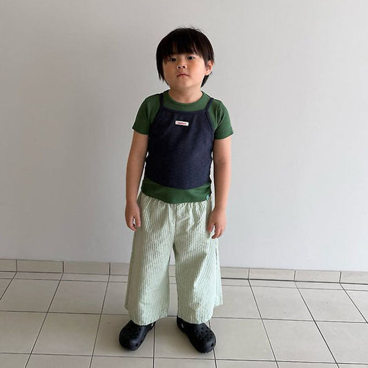 Water Pants Korean toddler pants in green made in Korea